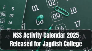NSS Activity Calendar 2025 Released for Jagdish College