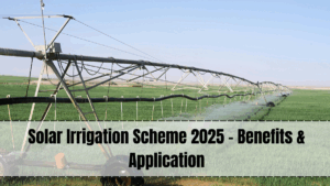 Solar Irrigation Scheme 2025 – Affordable & Sustainable Water Solutions for Farmers
