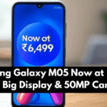 Samsung Galaxy M05 Now at ₹6,499 With Big Display & 50MP Camera