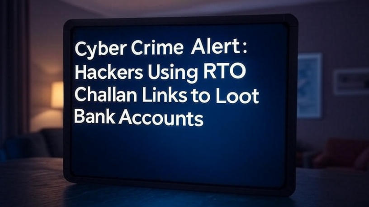 Cyber Crime Alert: Hackers Using RTO Challan Links to Loot Bank Accounts