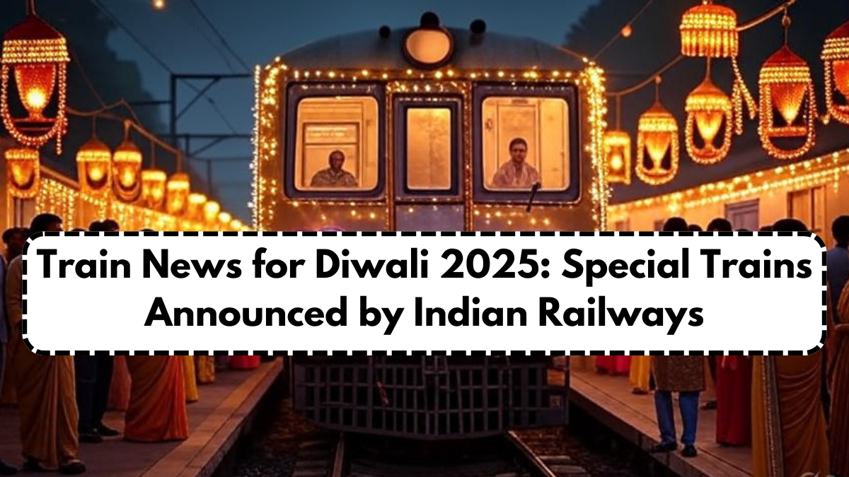 Train News for Diwali 2025: Special Trains Announced by Indian Railways