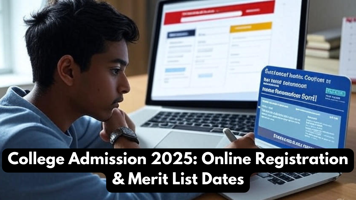 College Admission 2025: Online Registration & Merit List Dates