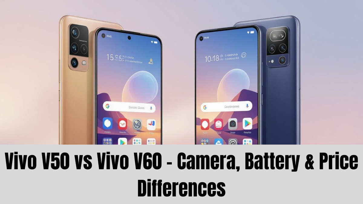 Vivo V50 vs Vivo V60 – Camera, Battery & Price Differences